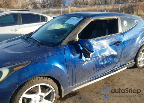 2016 Hyundai Veloster Turbo из США, поврежденный, VIN KMHTC6AE5GU293877